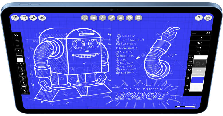Morpholio Trace op iPad