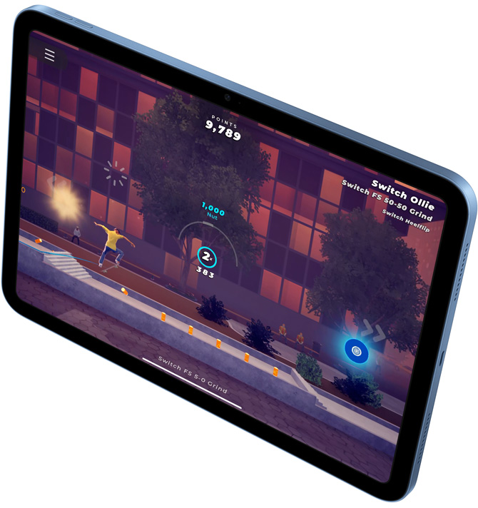 De game Skate City op iPad.