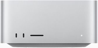 Mac Studio sedd framifrån.